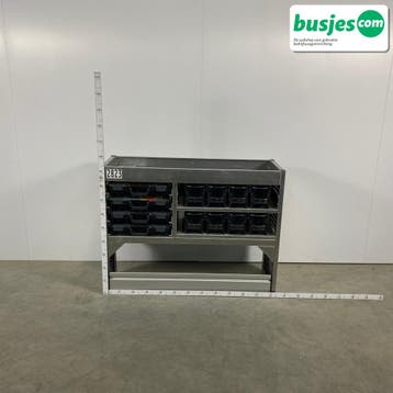 Aluca bedrijfswageninrichting 1255x420x950mm (2823), Auto diversen, Ophalen of Verzenden