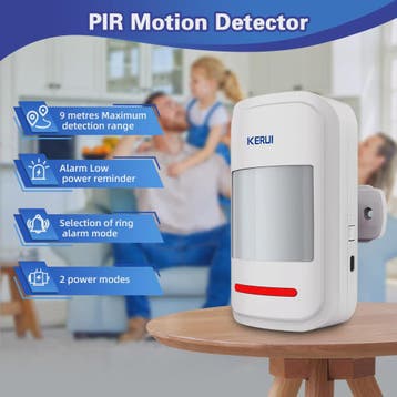 KERUI HW19 PIR Bewegingsmelder met Alarm Geluid, Deurbel Fun, Verzenden, Nieuw