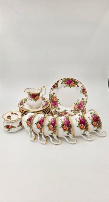 Royal Albert - Theekopjesset voor 6 personen (20) - Old