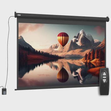 Elektrisch Projectiescherm 84 Inch 4:3 - 171x130 cm - Inclus, Audio, Tv en Foto, Beamers, Verzenden, Nieuw