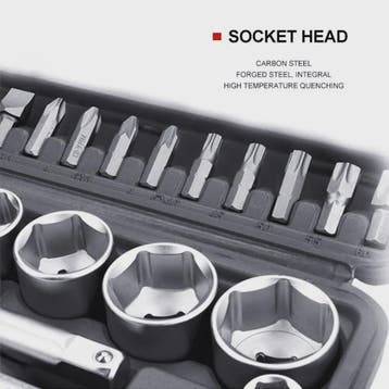 172-delige Ratel Socket Sleutel Set: Complete Gereedschapski, Verzenden, Nieuw
