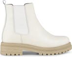 PS Poelman - maat 39- Mink Dames Chelsea laarzen - Crème Wit, Kleding | Dames, Schoenen, Verzenden, Nieuw