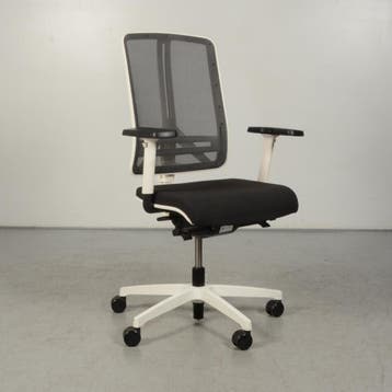 Bureaustoel Rim Flexi - Zwart - Mesh rugleuning, Ophalen of Verzenden, Nieuw in verpakking