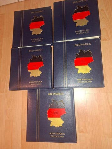 Duitsland 1919/2011 - 5 albums uit de Bondsrepubliek 1949, Postzegels en Munten, Gestempeld