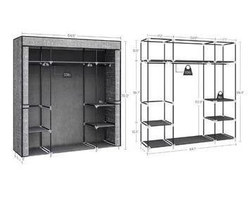 Draagbare Stof Kledingkast – Compacte Garderobe, Verzenden, Nieuw
