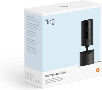Ring Pan-Tilt Indoor Camera - Zwart - Draai- en kantelbaar, Ophalen of Verzenden, Zo goed als nieuw