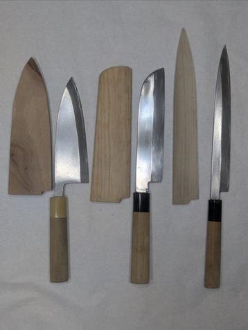 Keukenmes - Staal, Hout - Japan - Professioneel gebruik met