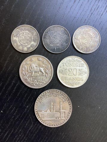 Wereld. Collection of silver coins 1902-1972 (Zonder
