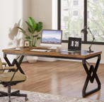 Directiebureau 160cm – Stevig Houten Tafelblad en Desk Frame, Verzenden, Nieuw