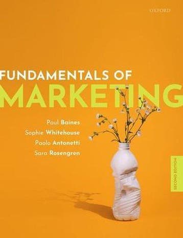 Fundamentals of Marketing - Paul Baines 9780198829256, Verzenden, Zo goed als nieuw, Paul Baines