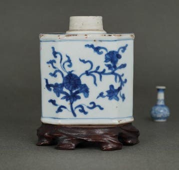 Kangxi (1662-1722) - Theepot - Achtzijdige theekist -