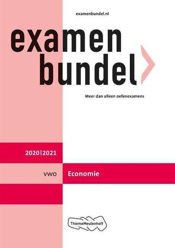 9789006781526 Examenbundel vwo Economie 2020/2021, Boeken, Schoolboeken, Verzenden, Zo goed als nieuw