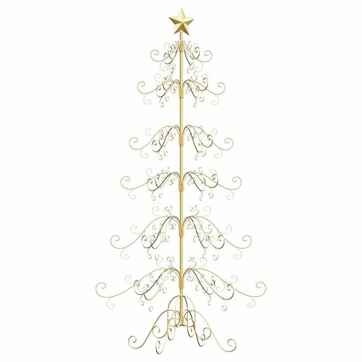 Kerstboomversiering goud 180cm - retourdeal 73% korting, Diversen, Kerst, Zo goed als nieuw, Ophalen of Verzenden