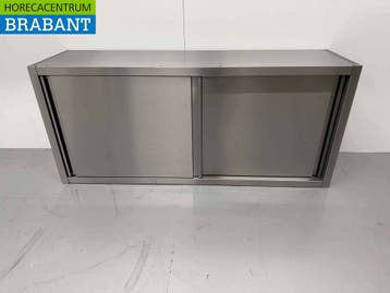 HCB RVS Wandkast Kast Premium-line 2 Schuifdeuren 150 cm, Ophalen of Verzenden, Nieuw in verpakking