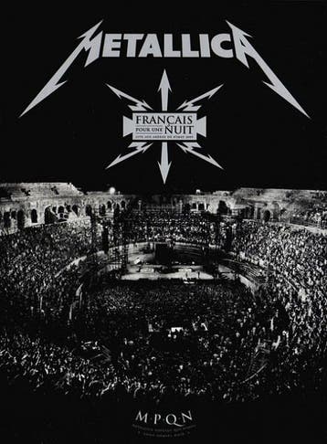 blu-ray - Metallica - FranÃ§ais Pour Une Nuit - Live Aux.., Verzenden, Zo goed als nieuw
