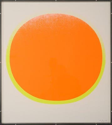 Rupprecht Geiger (1908-2009) - Selten - Signierten Siebdruck