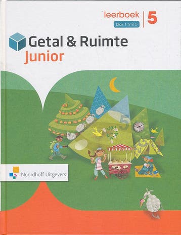 Getal en Ruimte Junior leerboek blok 1 t/m 5 groep 5, Verzenden, Nieuw