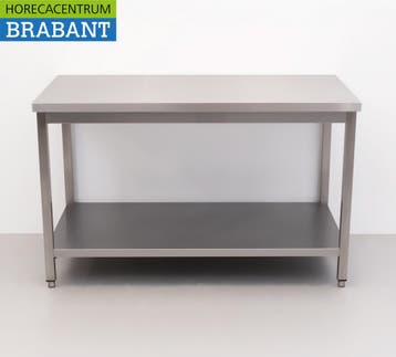 HCB RVS Werktafel Tafel Premium-line 140 x 70 x 85 cm Horeca, Ophalen of Verzenden, Nieuw in verpakking