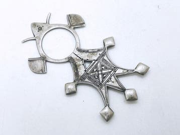 Oude Grote Kruis Tuareg Bilma – Regio van Agadez - Zilver -, Antiek en Kunst