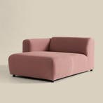 *WOONWINKEL* Divan 120 Arm Links - Terracotta Roze Pixie 55, Huis en Inrichting, Banken | Bankstellen, Verzenden, Nieuw