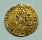Nederland, Napoleontisch Koninkrijk Gouden Dukaat 1807 /
