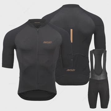 Pro Fiets Kleding Set Heren - Ademend Wielrenpak met Bib Sho, Verzenden, Nieuw