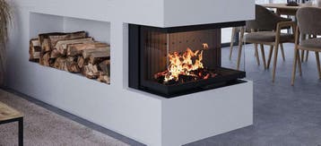 inbouw houtkachel Nordic Fire Elite 3, Huis en Inrichting, Kachels, Nieuw