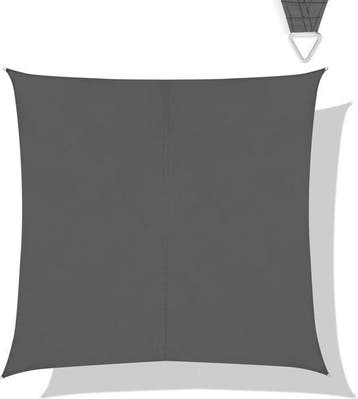 2dekans | VONROC Premium Schaduwdoek - Vierkant - 360x360 cm, Ophalen of Verzenden, Zo goed als nieuw