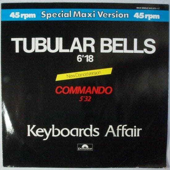 Keyboards Affair - Tubular bells - 12, Cd's en Dvd's, Vinyl Singles, Verzenden