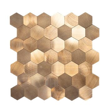 Zelfklevend Mozaïek Hexagon Brons Koper, Nieuw