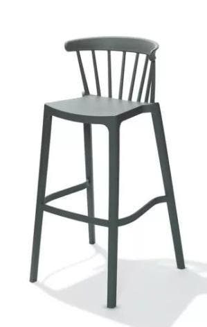 Barkruk Windson | Kunststof | 56x55x103 cm | Groen, Verzenden, Nieuw in verpakking