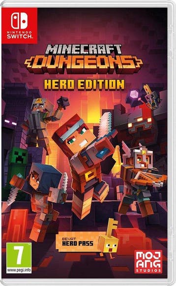 Switch Minecraft Dungeons [Hero Edition], Verzenden, Zo goed als nieuw