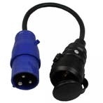 Benson Camping Adapter CEE 16A Mannetje naar Schuko Contr..., Ophalen of Verzenden, Nieuw