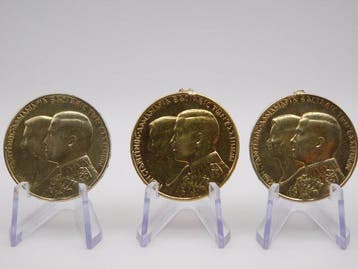 Griekenland. Constantine II. 30 Drachmai 3x 1964 / Royal
