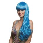 Blauwe Zeemeermin Pruik Lang met Pony OP=OP, Verzenden, Nieuw