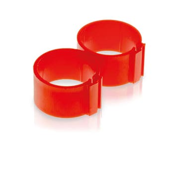 Pluimvee ring 6 mm rood, Ophalen of Verzenden, Nieuw