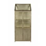 *WOONWINKEL* Dutchbone Monviso IJzeren Vitrinekast Vintage G, Huis en Inrichting, Kasten | Wandmeubels, Verzenden, Nieuw