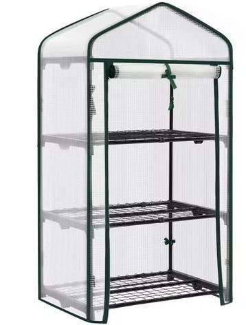 Compacte Mini Plantenkas met 3 Planken voor Tuin en Balkon, Tuin en Terras, Kassen, Verzenden, Nieuw