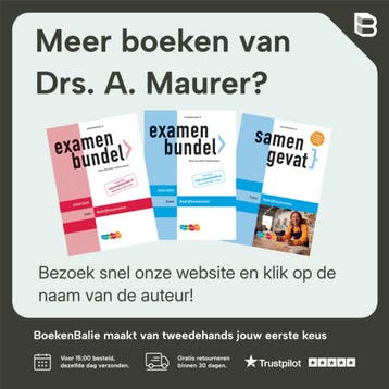 Examenbundel / vwo Bedrijfseconomie 2021/2022 - Drs. A., Boeken, Verzenden, Zo goed als nieuw, Drs. A. Maurer