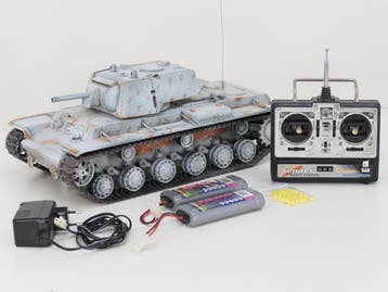 Schaal 1:16 Heng Long Kv1 RC Tank #6672, Ophalen of Verzenden, Gebruikt