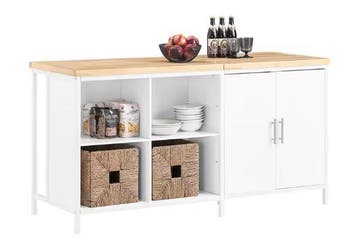 Keukeneiland met Opbergkast en Tafelblad – 170x60 cm, Huis en Inrichting, Keuken | Keukenelementen, Verzenden, Nieuw