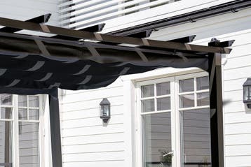 Pergola Eva  Zwart  Aluminium  295x295cm  The Outsider, Verzenden, Nieuw