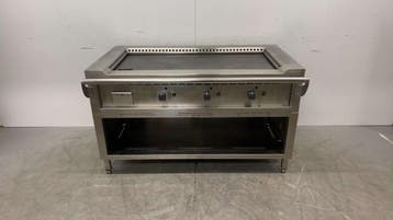 RVS Teppanyaki grill 21 kW GAS 144 x 91 x 85 cm Horeca, Ophalen of Verzenden, Gebruikt