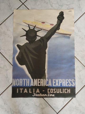 Renato Cenni - Italia - Cosulich (Italian Line) - Jaren 1970, Antiek en Kunst