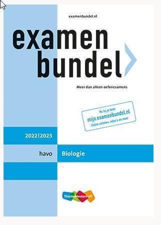 Examenbundel havo Biologie 20222023 9789006639599, Boeken, Verzenden, Zo goed als nieuw