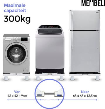 Membeli Wasmachine Verhoger - Wasmachine Opbouwmeubel -, Ophalen of Verzenden, Zo goed als nieuw