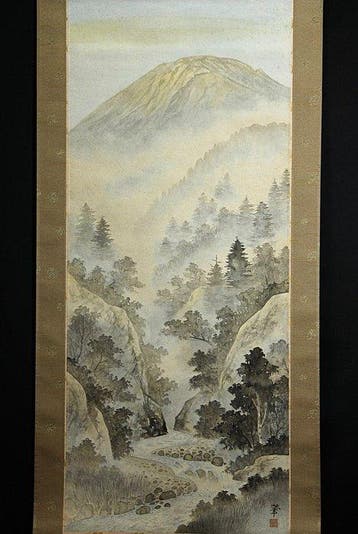 Sansui-ga Kamikchi  -   Kamijyo Hajime (1925-2005) -, Antiek en Kunst