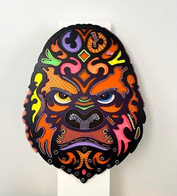 Krzysztof Gudanski - Gorilla - Animal Flow, Relief
