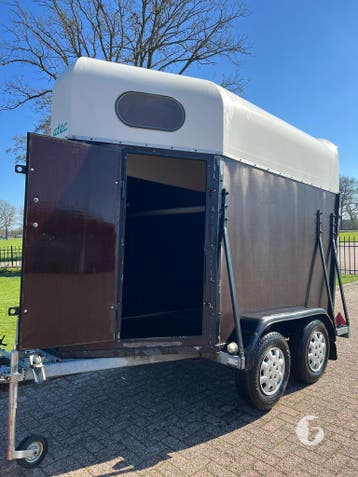 Leuke Atec 1.5 paards!, Ophalen, Zo goed als nieuw, Hout, 1½-paards trailer