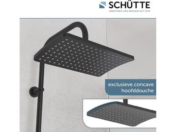 SCHÜTTE Mallorca Douchesysteem - Regendouche - 95 cm Stang -, Verzenden, Zo goed als nieuw